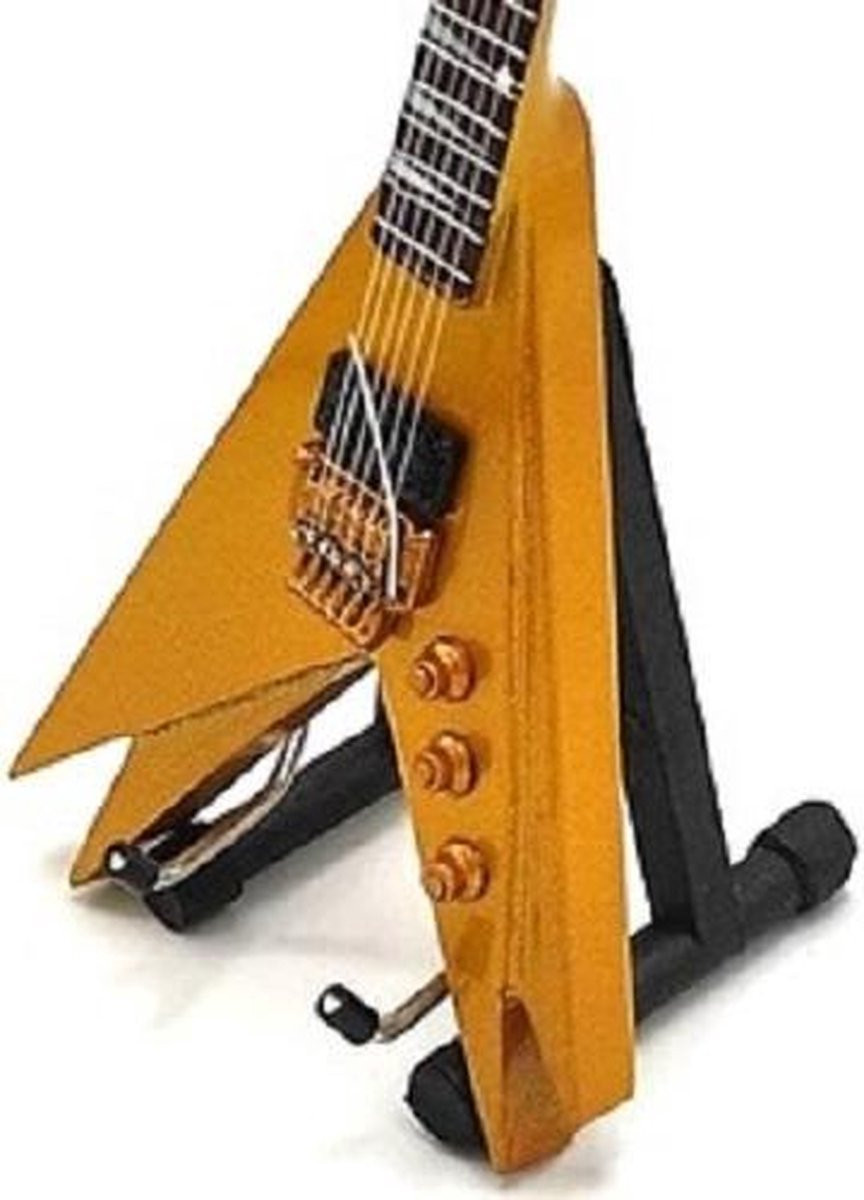 Miniatuur replica Jackson gitaar van Vinnie Vincent van KISS