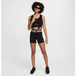 NIKE Kinder Shorts Pro Girls' Dri-FIT Shorts, Größe XS in Schwarz Schwarz