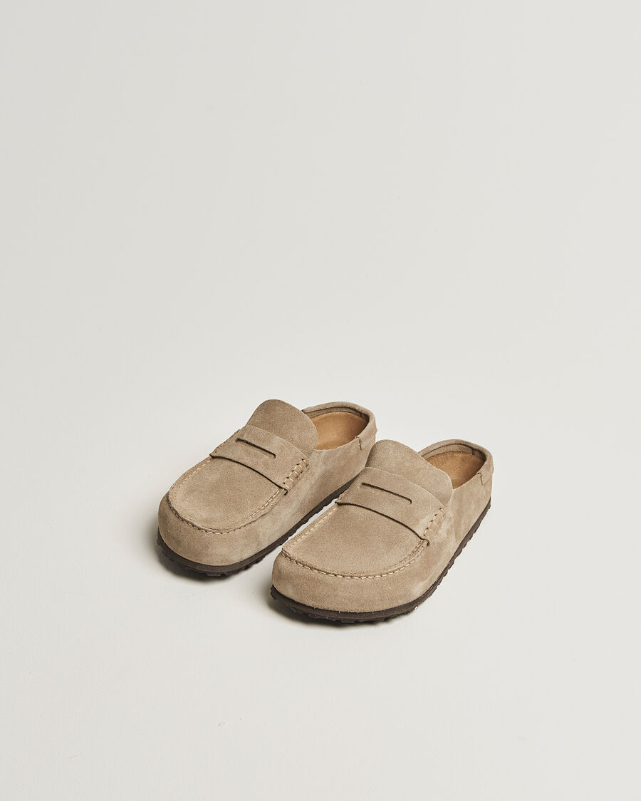 BIRKENSTOCK Naples Taupe Suede men 43 Beige
