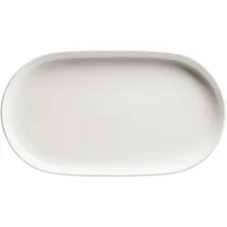 4x Mäser, Serviergeschirr, Platte oval Taya 28cm weiss