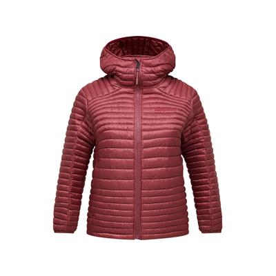 Steppjacke PEAK PERFORMANCE "W Monolight Synthetic Hood Jacket", Damen, Gr. M, rosa (rotviolett), Oberstoff: 100% Polyester. Füllung: 100% Polyester. Futter: 100% Polyester. Kragen: 100% Polyester. Verzierung: 100% Polyester., unifarben, comfort fit...
