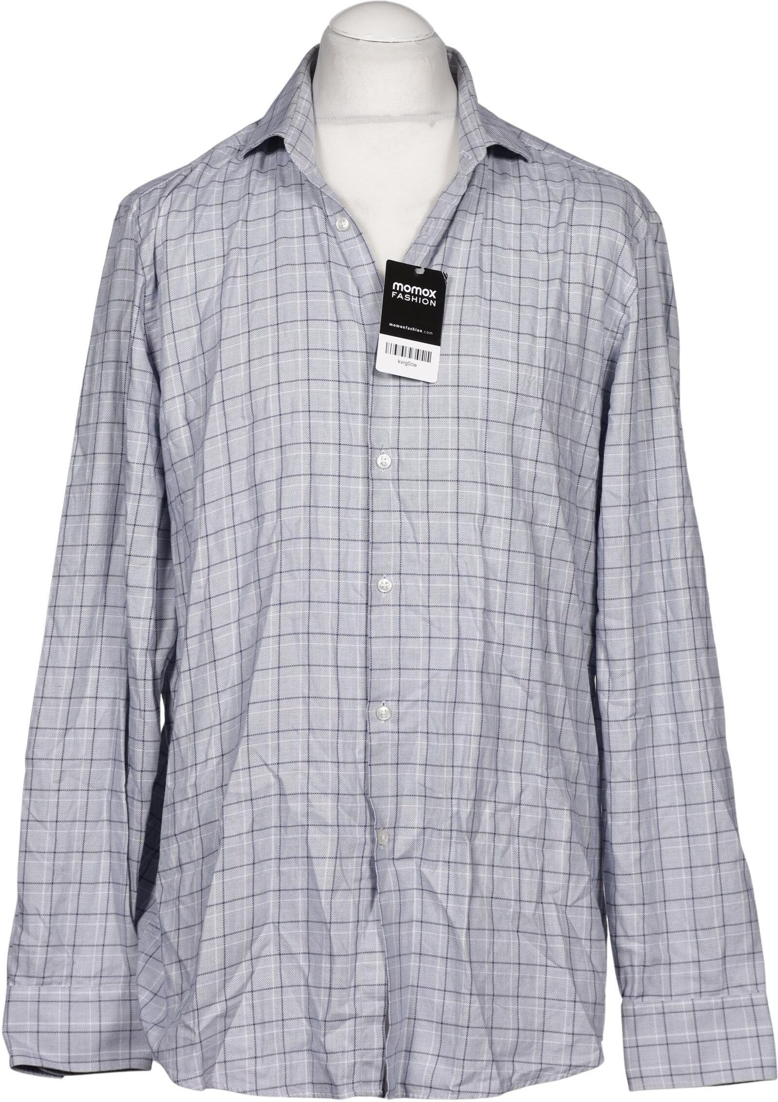 Hugo by Hugo Boss Herren Hemd, Blau, Gr. 44, Baumwolle - Second Hand