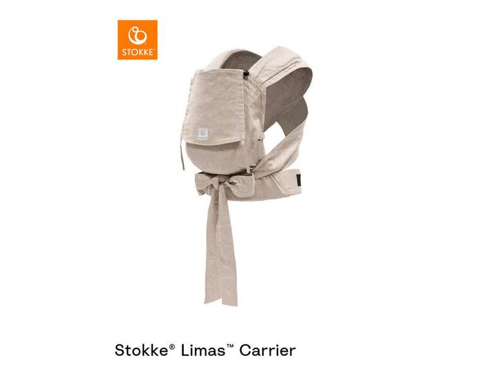 Stokke Babytrage, Beige, Textil, Füllung: Baumwollfüllung, unisex, Oeko-Tex® Standard 100, Rückentragefunktion, Hüfttragefunktion, Bauchtragefunktion, Kapuze für Sicht- und Sonnenschutz verwendbar, Baby on Tour