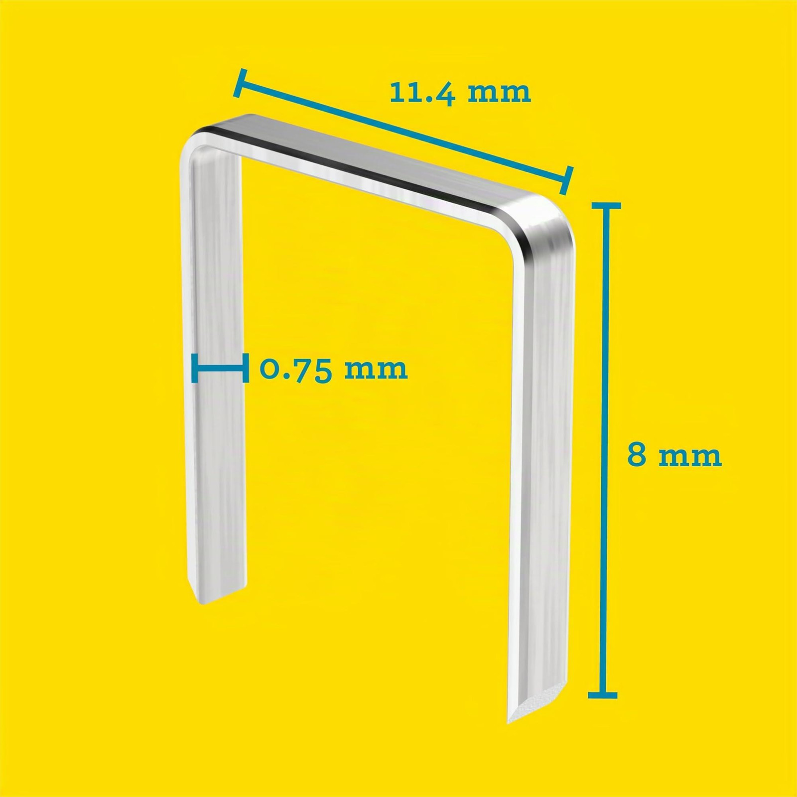 Rapid 5000 nietjes nr. 53, 8mm