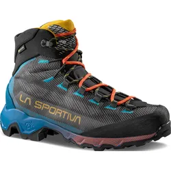 La Sportiva Herren Aequilibrium Hike GTX Wanderstiefel - 43 - Carbon/Tropic Blue