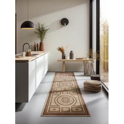NORTHRUGS "Guzara" rechteckig 8 mm Höhe Orient Optik, Läufer, strapazierfähig, pflegeleicht, robust