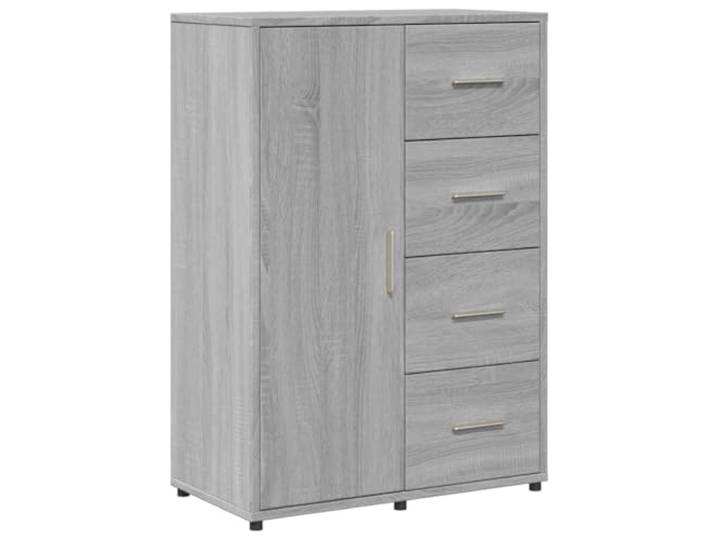 GFMGUEMV Sideboard Grau Sonoma 60x31x84 cm Holzwerkstoff Stauraumschrank Schrank aus Holzwerkstoff, trendiges Grau Design, vielseitige Ablagefläche, einfache Reinigung