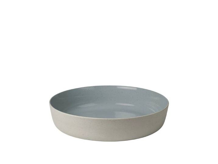 blomus Salatschüssel -SABLO- Designer Schüssel: Große hochwertige Schale, Steingut, (1-tlg), Hochwertig, Designer, Spülmaschinengeeignet, Mikrowellengeeignet, Unikat
