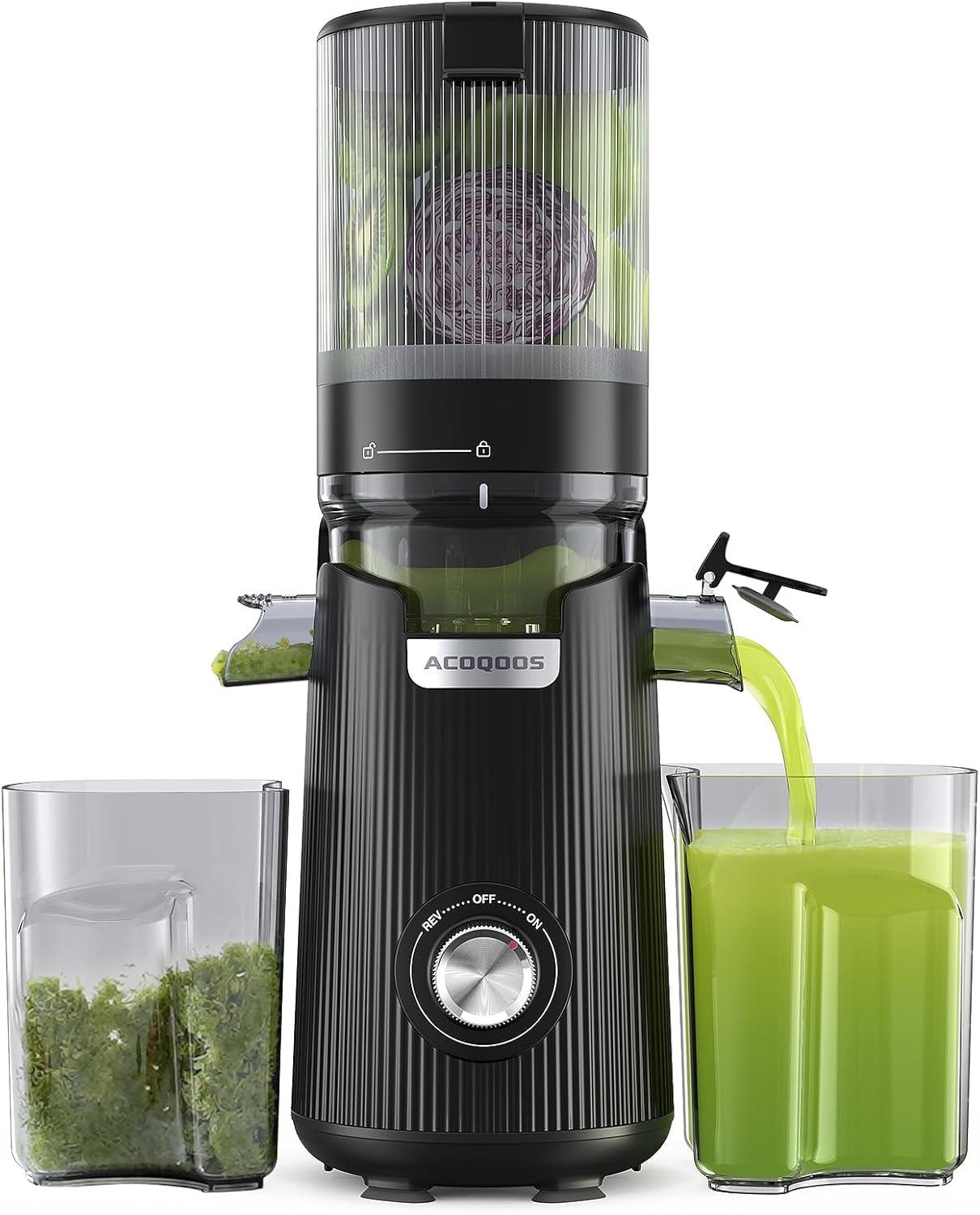 Slow Juicer 135 mm Einfüllöffnung 1,8 l schwarz