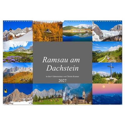 Ramsau am Dachstein (Wandkalender 2027 DIN A2 quer), CALVENDO Monatskalender
