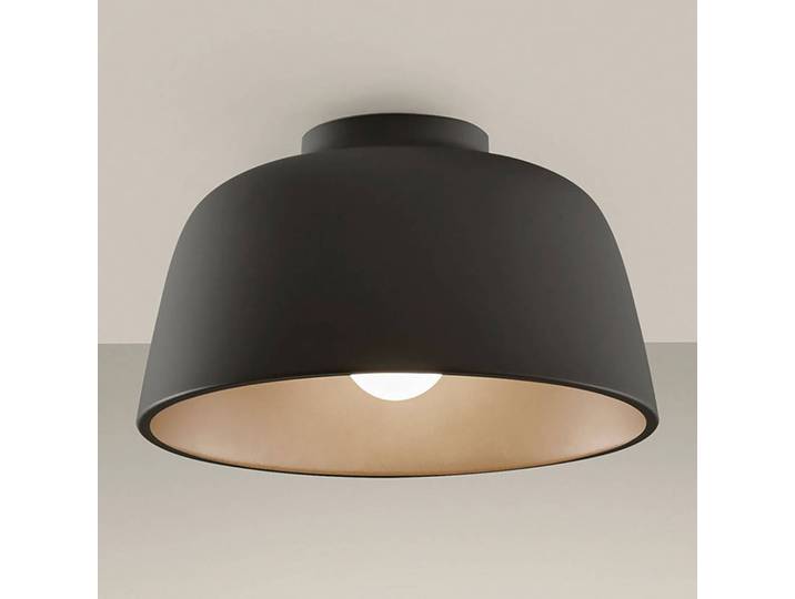 LEDS-C4 Designer Deckenleuchte Miso, dimmbar, schwarz, für Wohn- / Esszimmer, Metall, Design