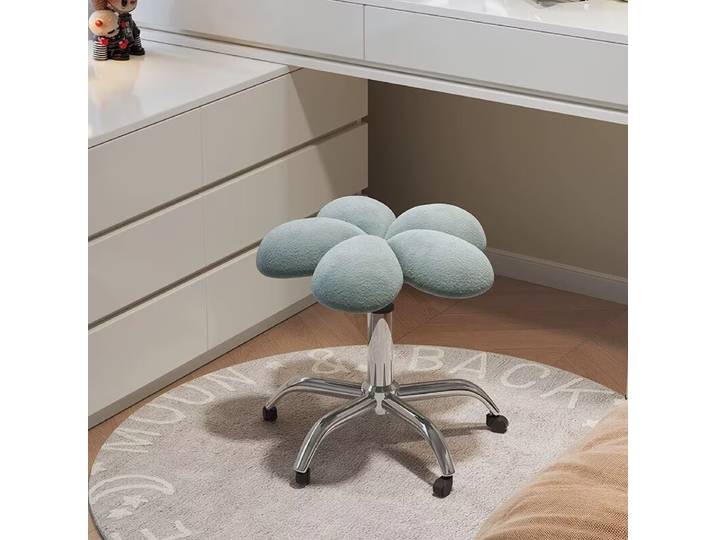 Tabouret rotatif amovible tabouret à langer chaise toilette maquillage pétale tabouret table de maquillage pétale chaise dressing tabouret beauté stoo
