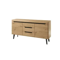Sideboard  Tineo , holzfarben , Maße (cm): B: 160 H: 83