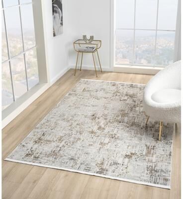 MDA Rugs Obsession Collection Cream Abstract Area Rug