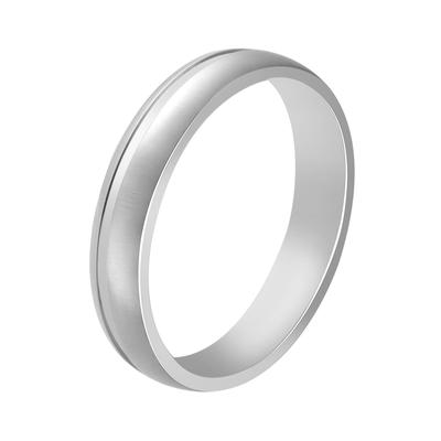 Partnerring AKZENT "Jamiro, langlebig" Gr. 66, silber (silberfarbig), Fingerringe, Herren, 66, Edelstahl