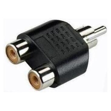PremiumCord Adapter 1x Cinch male - 2x Cinch female (Winkeladapter) (47351581)