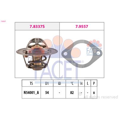 FACET Thermostat, Kühlmittel 78337 für Opel HOLDEN