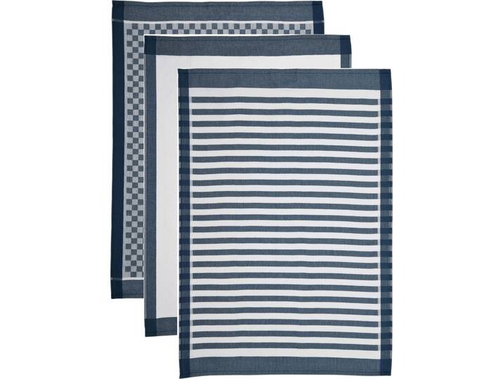 Geschirrtuch ROSS SUPERIOR , blau (marine, weiß), B:50cm H:0,5cm L:70cm, 100% Baumwolle, Geschirrtücher, Geschirrtuch