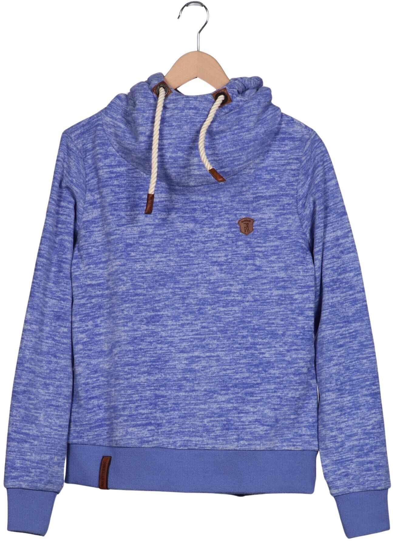 Naketano Damen Kapuzenpullover, Blau, Gr. L, Synthetik - Second Hand