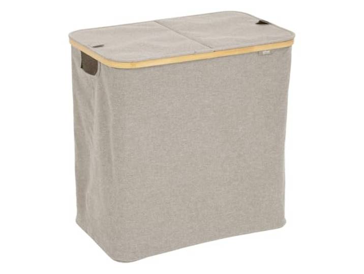 5five - wäschekorb tidy box 80l faltbar doppelt grau