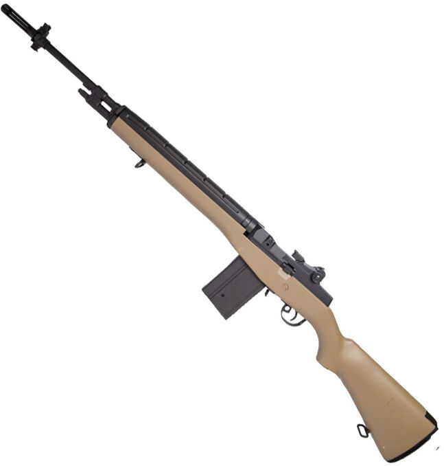 Matrix Field Ops Series M14 DMR Airsoft AEG Package by CYMA (Color: Tan)