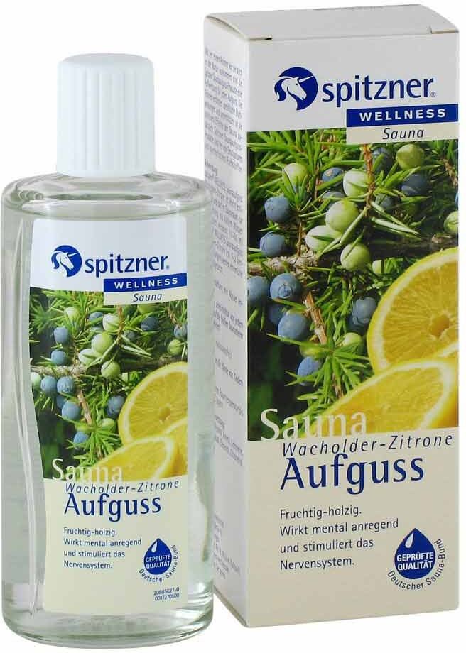 Spitzner Saunaaufguss Wacholder Zitrone Wellness 190ml