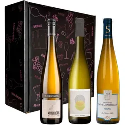 Wein-Geschenkset - Elsass Riesling Bestseller - 3 Fl. - 2.25L
