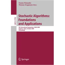 Stochastic Algorithms: Foundations and Applications, Fachbücher von Thomas, Watanabe, Osamu Zeugmann