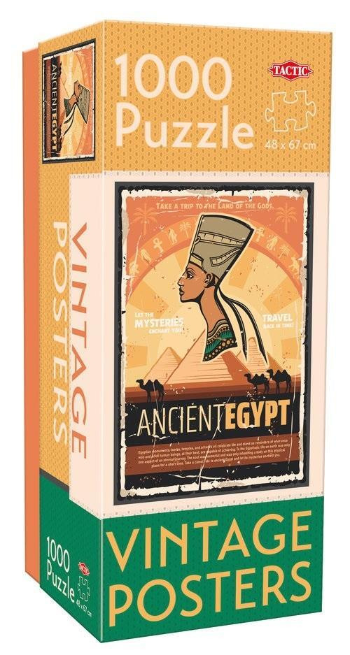 Tactic Vintage Ancient Egypt Puzzel - 1000 stukjes - Mystiek Oud Egypte in Retro Stijl