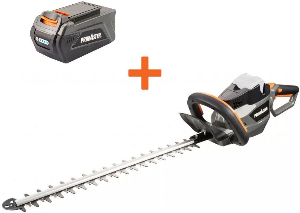 Primaster Akku-Heckenschere PMAHS 40 inkl. 40 V Akku (4 AH)