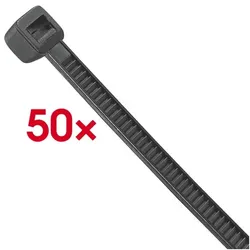 Hama Kabelbinder Einweg 4.8 x 200 mm 50 Stück schwarz