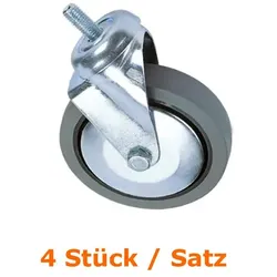 Splast KOLK-0002 Ersatzrollen 4 Stück Satz Lenkrolle für Splast ZS-Serie