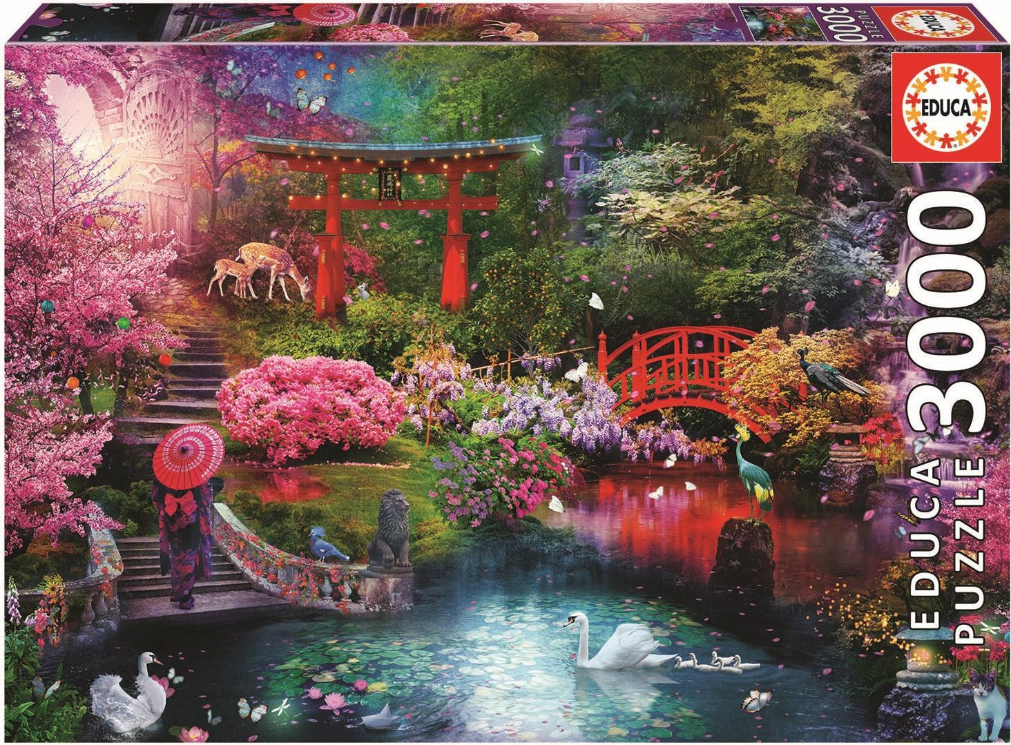 Educa Japanse tuin puzzel