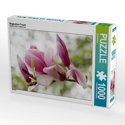 CALVENDO Puzzle Magnolien-Traum 1000 Teile Puzzle quer | 1000 Teile Lege-Größe 64 × 48 cm Foto-Puzzle für glückliche Stunden