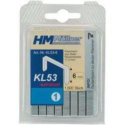 HM Müllner Klammern, Serie 53 Länge 4 mm