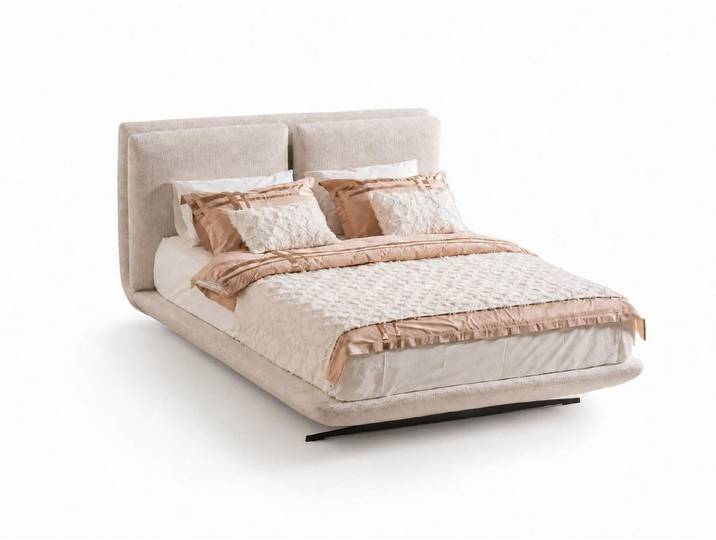 Xlmoebel Polsterbett Luxus Doppelbett aus Italien für edles Schlafzimmer (1-tlg., 1-tlg), Made in Europa