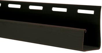 The Foundry 3/4 Inch Vinyl J Channel (Carton of 20 Pieces) - Special Order Colors 594 Musket Brown
