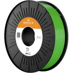 Bedrock 3D PLA-0007a075 PLA Green 1.75 mm 750 g Filament PLA 1.75 mm 750 g Grün (PLA, 1.75 mm, 750 g), 3D Filament, Grün