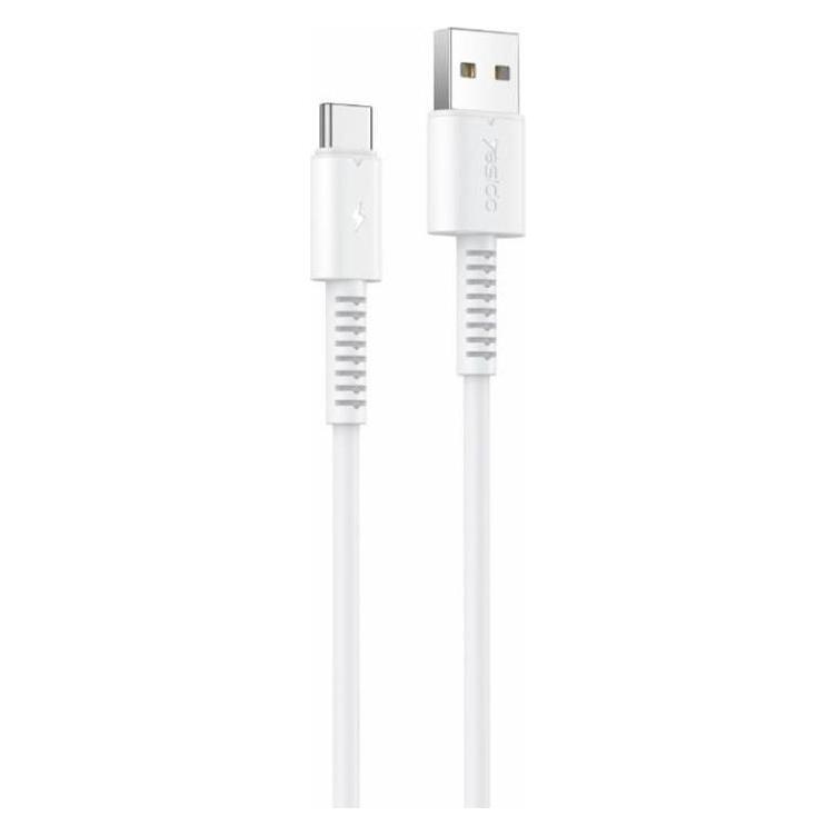 Yesido Cable PVC Data Cable CA120C White (1 m, 18 W) (YESIDO)