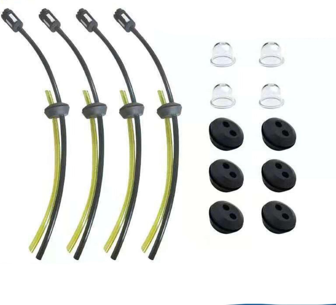 INF Kit de tube filtre à huile pour tondeuse 4 temps – Ensemble intégré tuyau-filtre, PC+PVC, multicolore