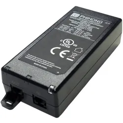 Phihong PoE Injektor (802.3af (PoE), 802.3bt (PoE++), 60 W), PoE Injector
