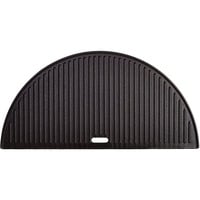 Gusseisen Grillplatte halbrund BJ, Grillrost schwarz, für Kamado Big Joe