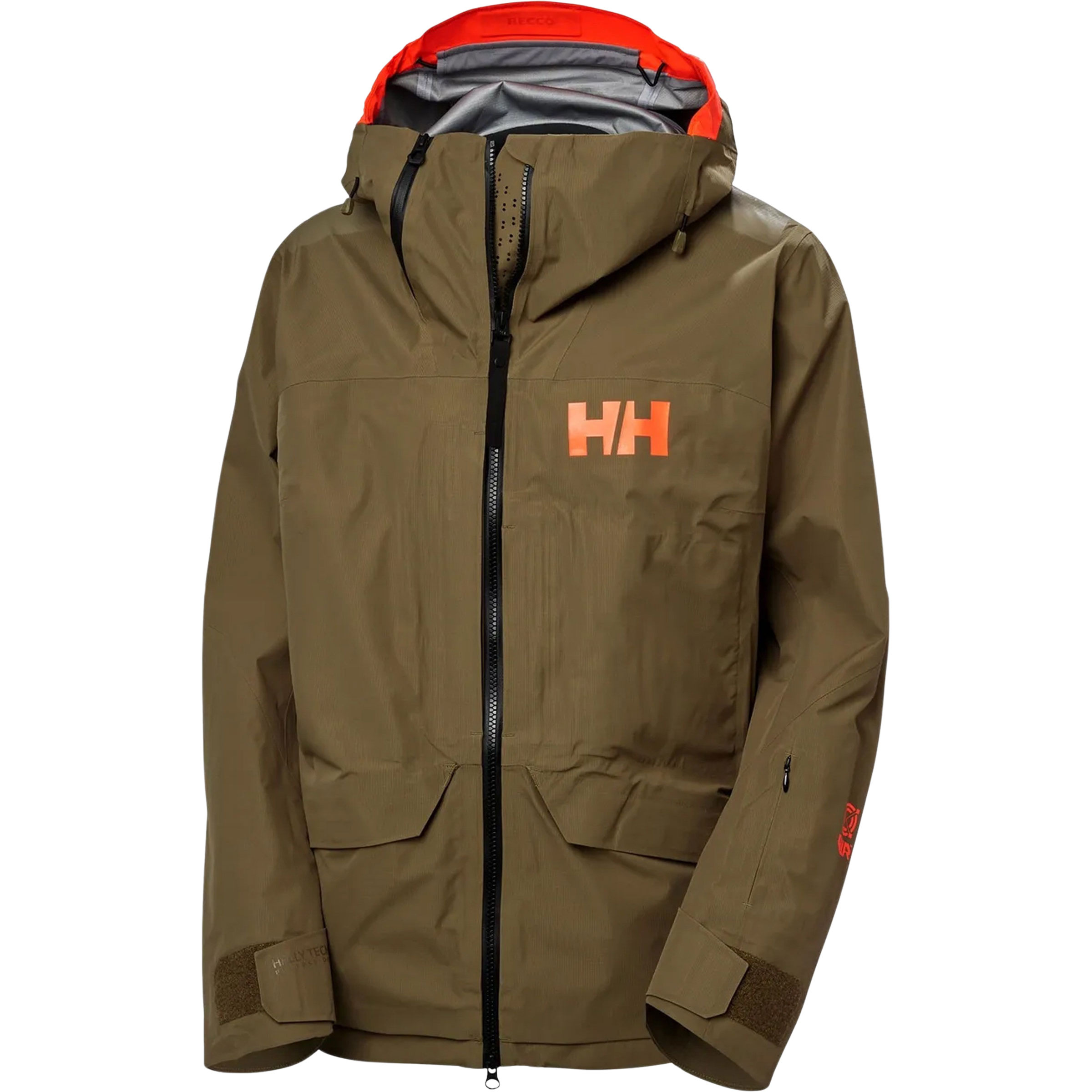 Helly Hansen Ridge Infinity Shell Damen Regenjacke braun Größe XS Skifahren | Freeride Winddicht Wasserabweisend