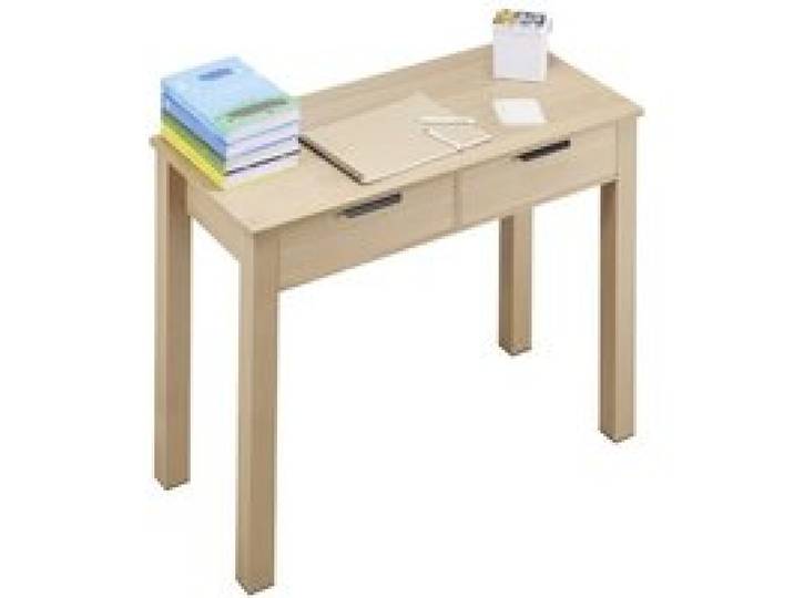 VEVOR kleiner Schreibtisch mit Schublade, Schreibtisch für Schlafzimmer, einfacher Arbeitstisch aus Holz zum Zeichnen, Lesen, rechteckiger Arbeitstisch aus MDF mit Regal für Büro Arbeitszimmer