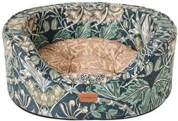 Morris & Co Honeysuckle & Acorn Small Oval Pet Bed