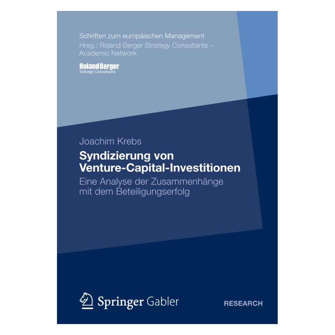Gabler Syndizierung von Venture-Capital-Investitionen (Deutsch, Joachim Krebs) (8995458)