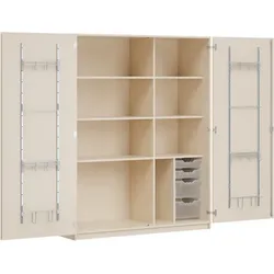 Dreitüriger Musikschrank MOFF 2, mit 4 ErgoTray-Boxen, 5 Einlegeböden