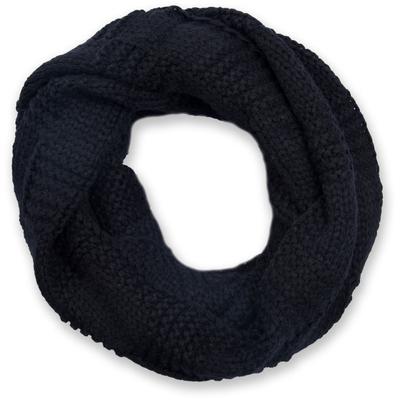 Strickschal STYLEBREAKER "Feinstrick Loop mit Patentmuster", Damen, schwarz, Obermaterial: 100% Viskose CV., Modisch, Modetücher