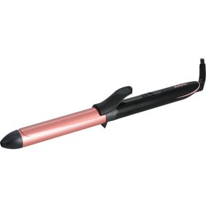 BaByliss Lockenstab Bouncy Curls, C451E, Ø 25 mm, 160 - 210°C, mit Quarz-Keramik-Beschichtung, Klemme und Matte