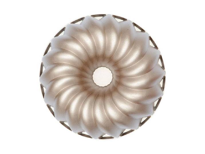 Gugelhupfform Backform Carol , gold (goldfarben), Ø:24cm, Aluminium, Küchenformen, Gugelhupfform
